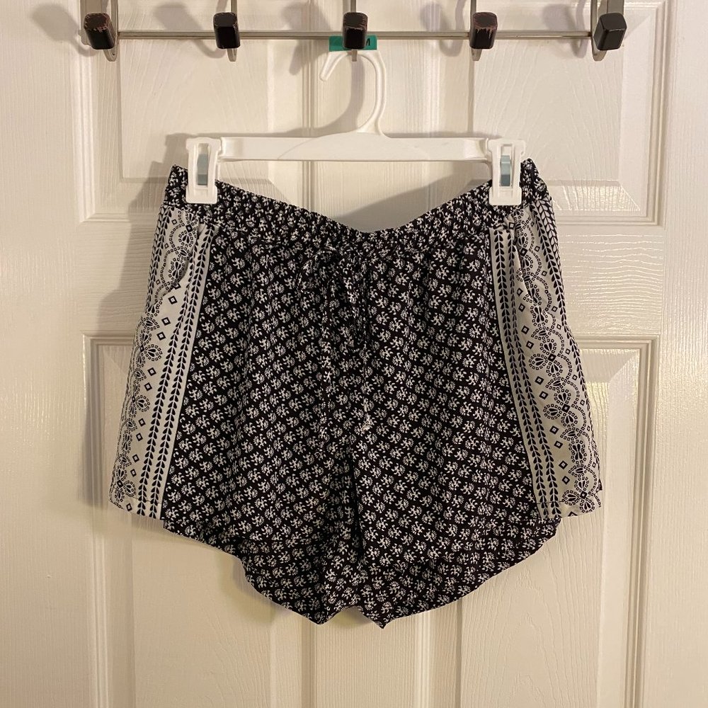 Patterned beach shorts